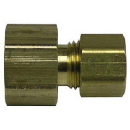 BRASS CRAFT SERVICE PARTS Brass Craft Service Parts 462-6-4X P 0.25 x 0.37 Flare Compression Adapter 123717